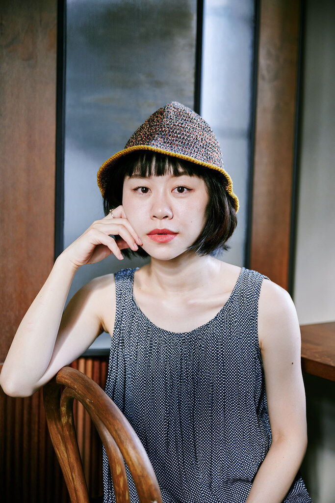 顏色｜寶石綠x銅黃 材質｜棉線 cotton 100% 製造｜手工編織 made in Taiwan 頭圍｜ 54~58 cm